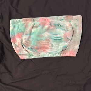 Wild Fable Pink and Green Crop Top